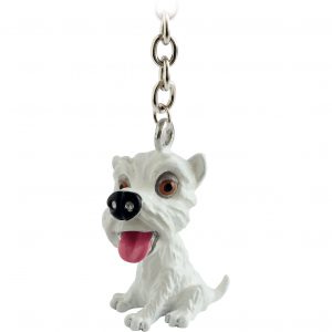 3723 Little Paws Westie Key Ring