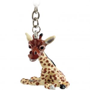 3745 Little Paws Giraffe Key Ring
