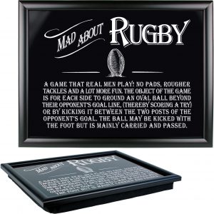 8823 The Ultimate Gift For Man Lap Tray Rugby