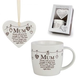 Said with Sentiment Ceramic Mug & Heart Gift Sets