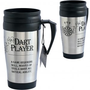 UGFM Travel Mug Dart Player B2B