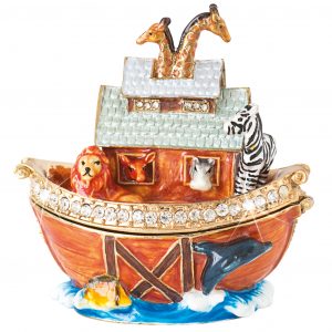 Craycombe Trinkets 6029 Christmas Sleigh and Presents Trinket Box