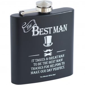 UGFM Hip Flask Best Man B2B