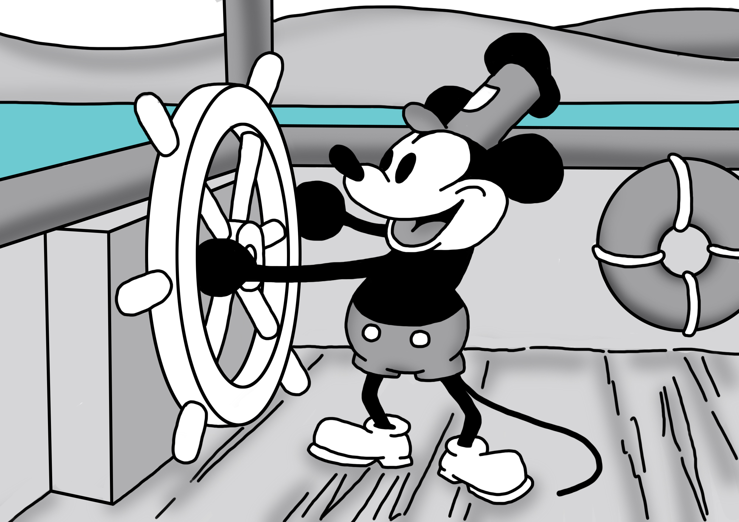 Steamboat Willie Tiles