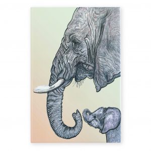 Wildlife Front Of Tile Elephant B2B