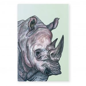 Wildlife Front Of Tile Rhino B2B