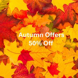 Autumn Offers 50% Off
