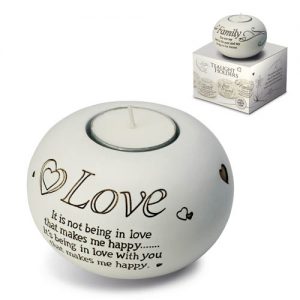 SWS Tea L Holder Love NO WM SWS Tea L Holder Love NO WM