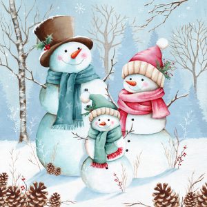 AEL010 Snowman Family AEL010 Snowman Family