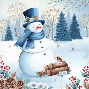 AEL08 Snowman And Logs AEL08 Snowman And Logs