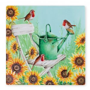 Robins & Sun Flowers Coaster B2B