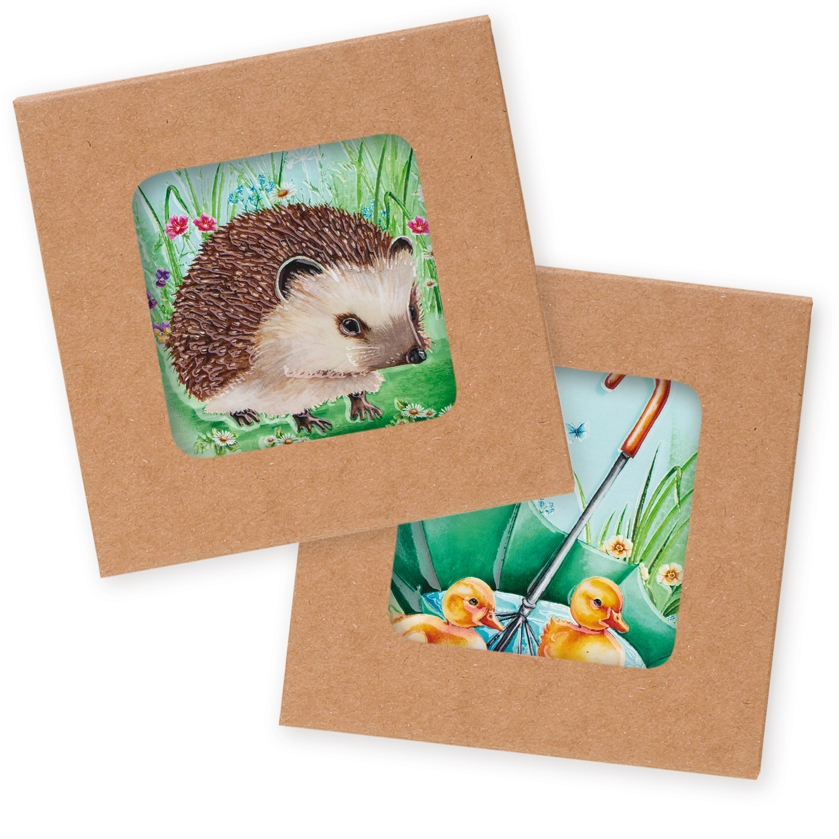 Spring Wildlife Coasters In Box B2B